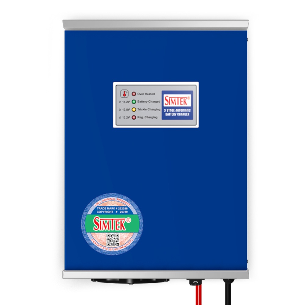 30 AMO SIMTK Simtek Battery Charger 12V 30 Ampere Fully Automatic Best Quality – 3 Months BRAND Warranty - Image 1