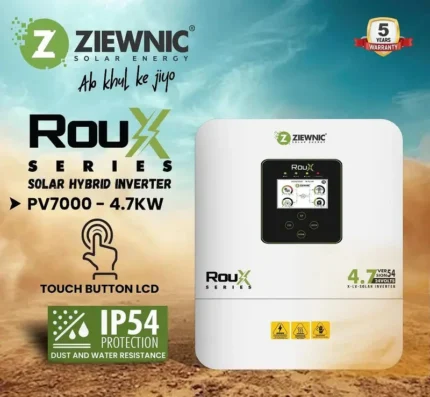 Ziewnic solar energy ROUX 4.7KW Solar Inverter IP54 Aluminium Casing And 5 YEAR Repairable Warranty