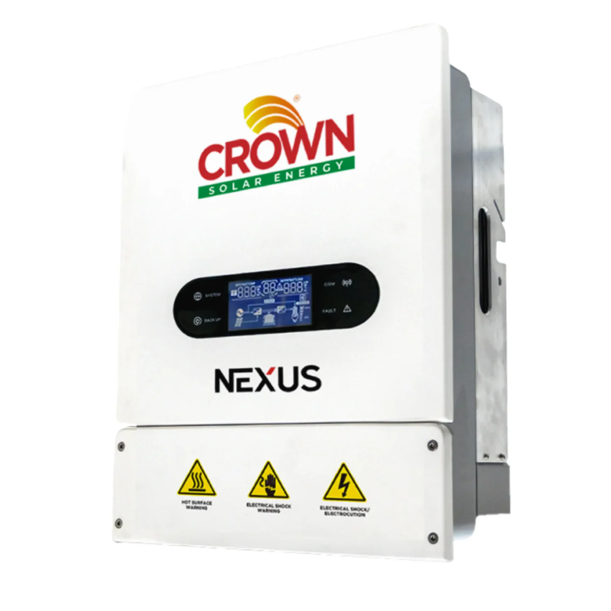 8kw Crown Nexus 8KW Hybrid Inverter ( IP 66 ) With 10 YEAR WARRANTY ON SHOP CLAIM - Image 1