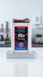 Faiza 30 Amp Digital Battery Charger – 100% Copper, Overcharge & Reverse Polarity Protection with 3 month replacement waranty