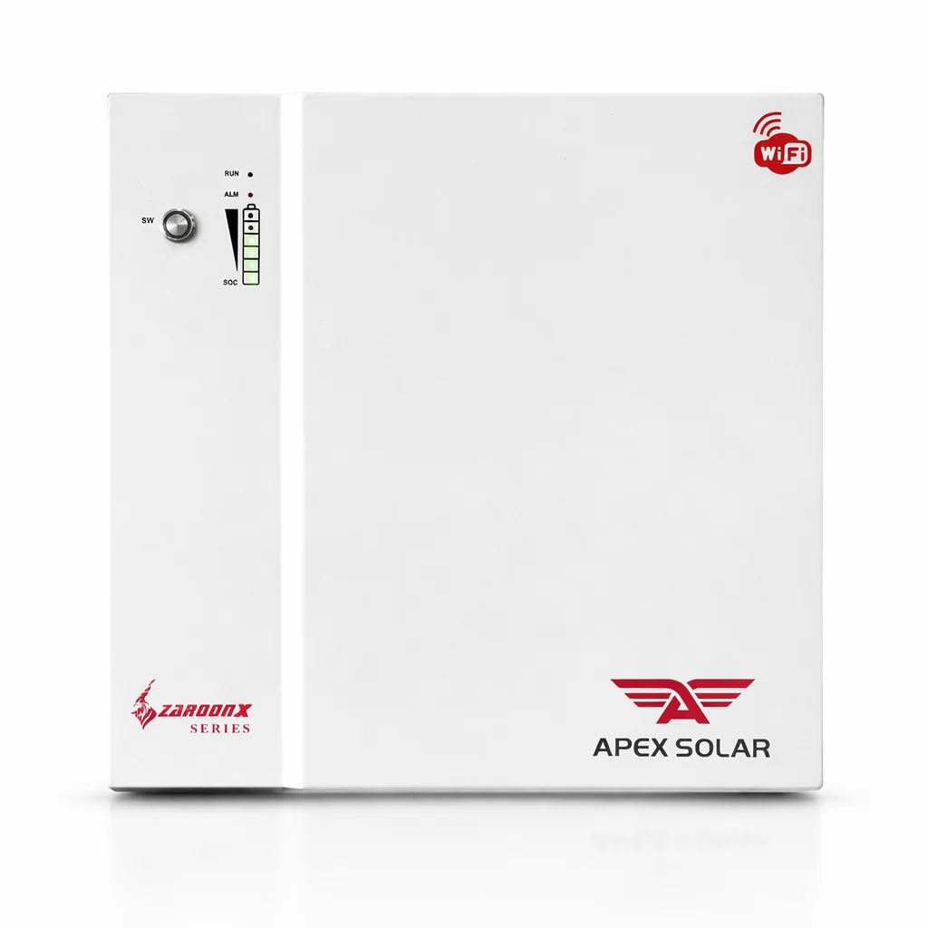 apexsolarbattery APEX 5220 ZaroonX 51.2v 102Ah Lithium Battery | Tier 1 Cells, 6000 Cycles, Fast Charging & Smart App Control | IP20 - Image 1