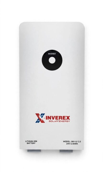 Inverex Lithium Battery 24V 100Ah – High-Performance Solar Energy Storage with Brand Warranty